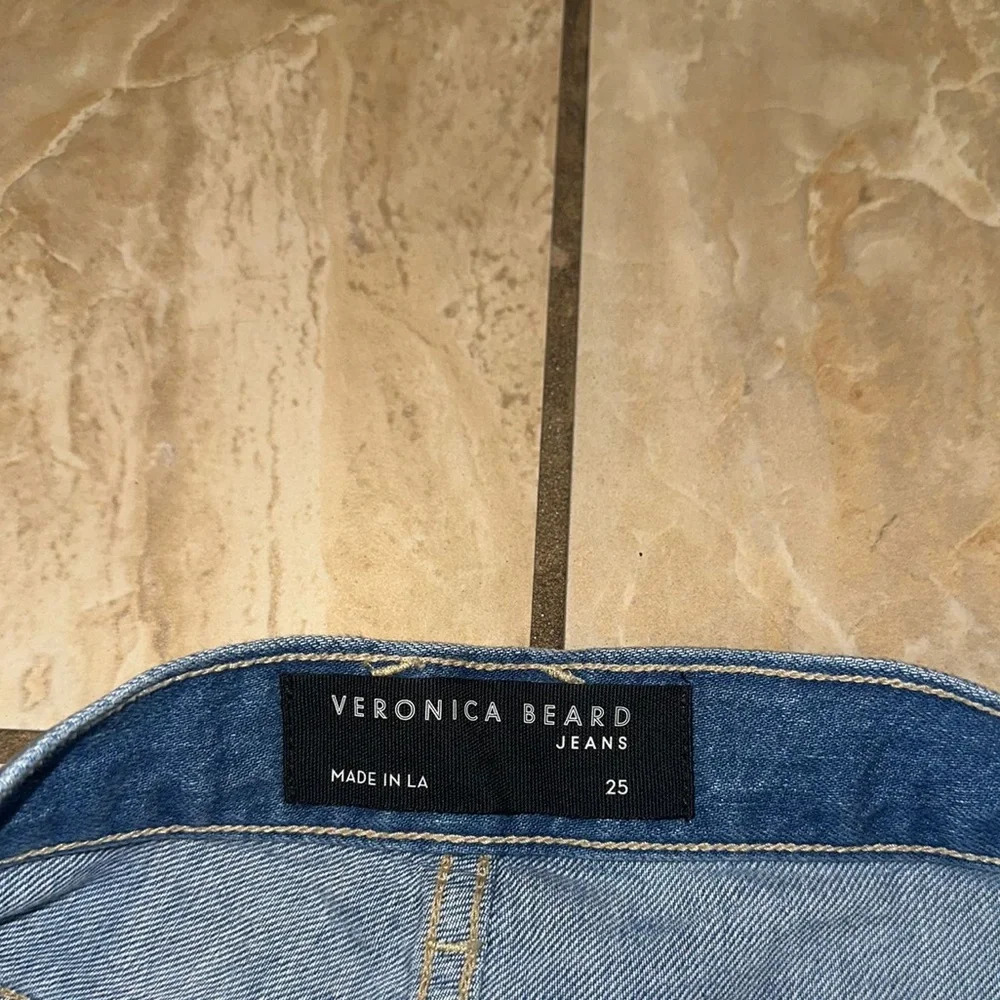 Wide Leg Veronica Beard Jeans Size 25 - Picture 3 of 3